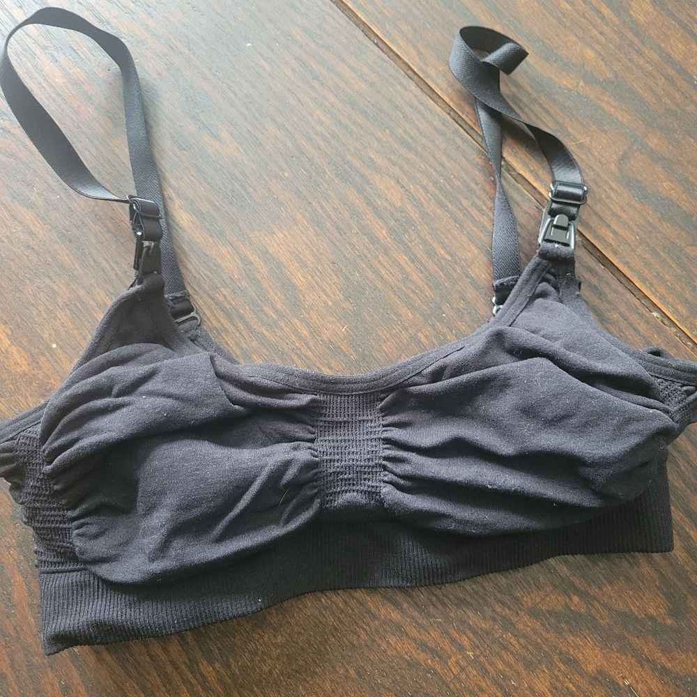 SKIMS Black Nursing Bra